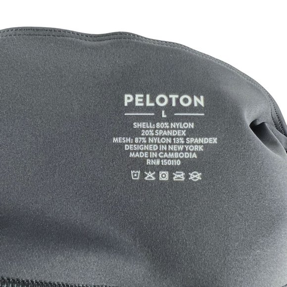 Peloton Women's Move Scalloped Hem High Rise Crop Leggings Black Size L HO121 - Picture 7 of 11